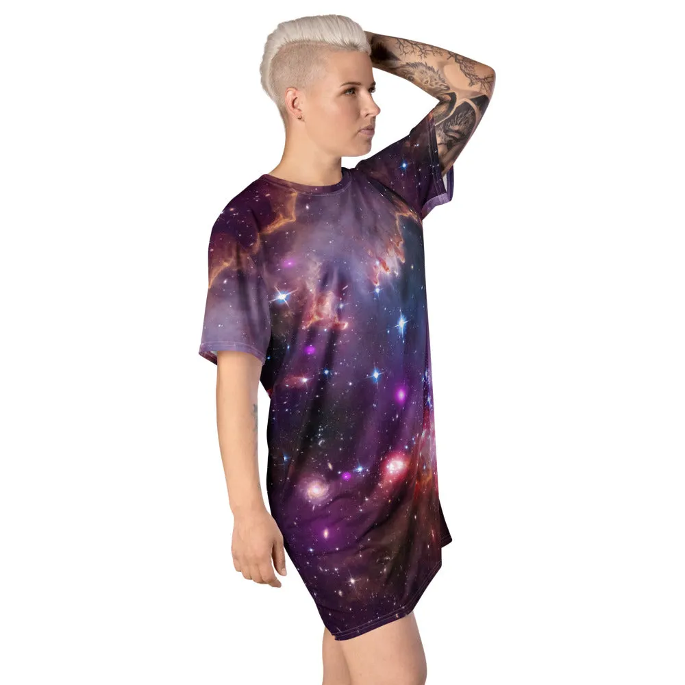 NGC 602 Nebula T-Shirt Dress