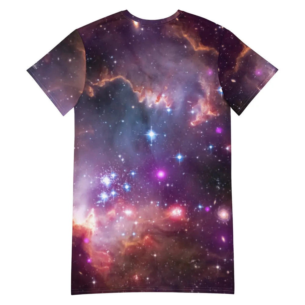 NGC 602 Nebula T-Shirt Dress