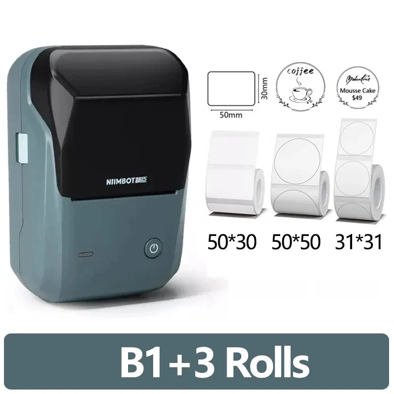 Niimbot B1 Portable Label Printer