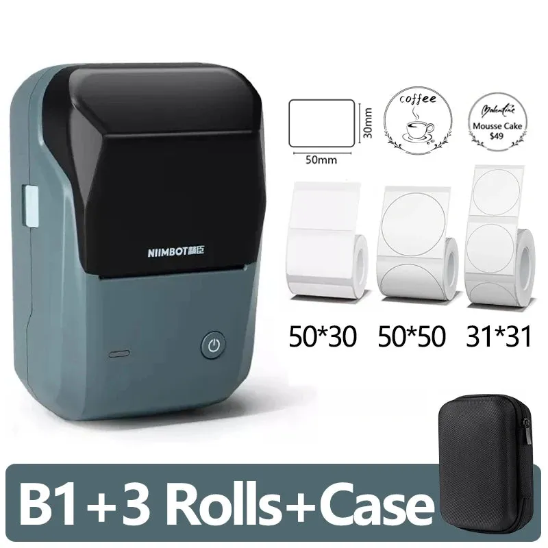 Niimbot B1 Portable Label Printer