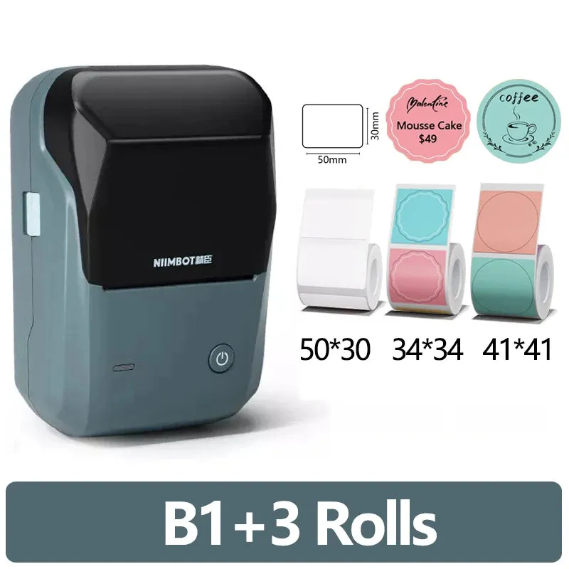 Niimbot B1 Portable Label Printer