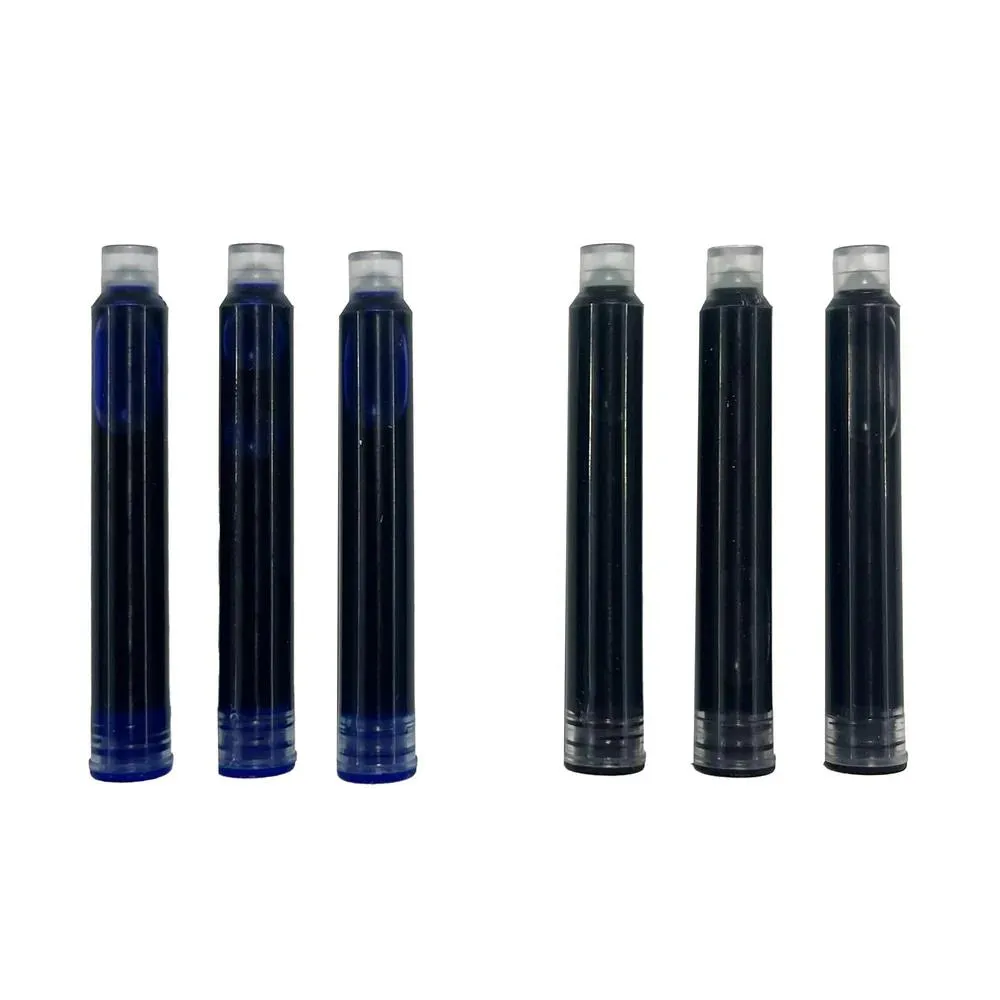 Ooly Splendid Duo Fountain Pen Cartridges 6pk - Black & Blue