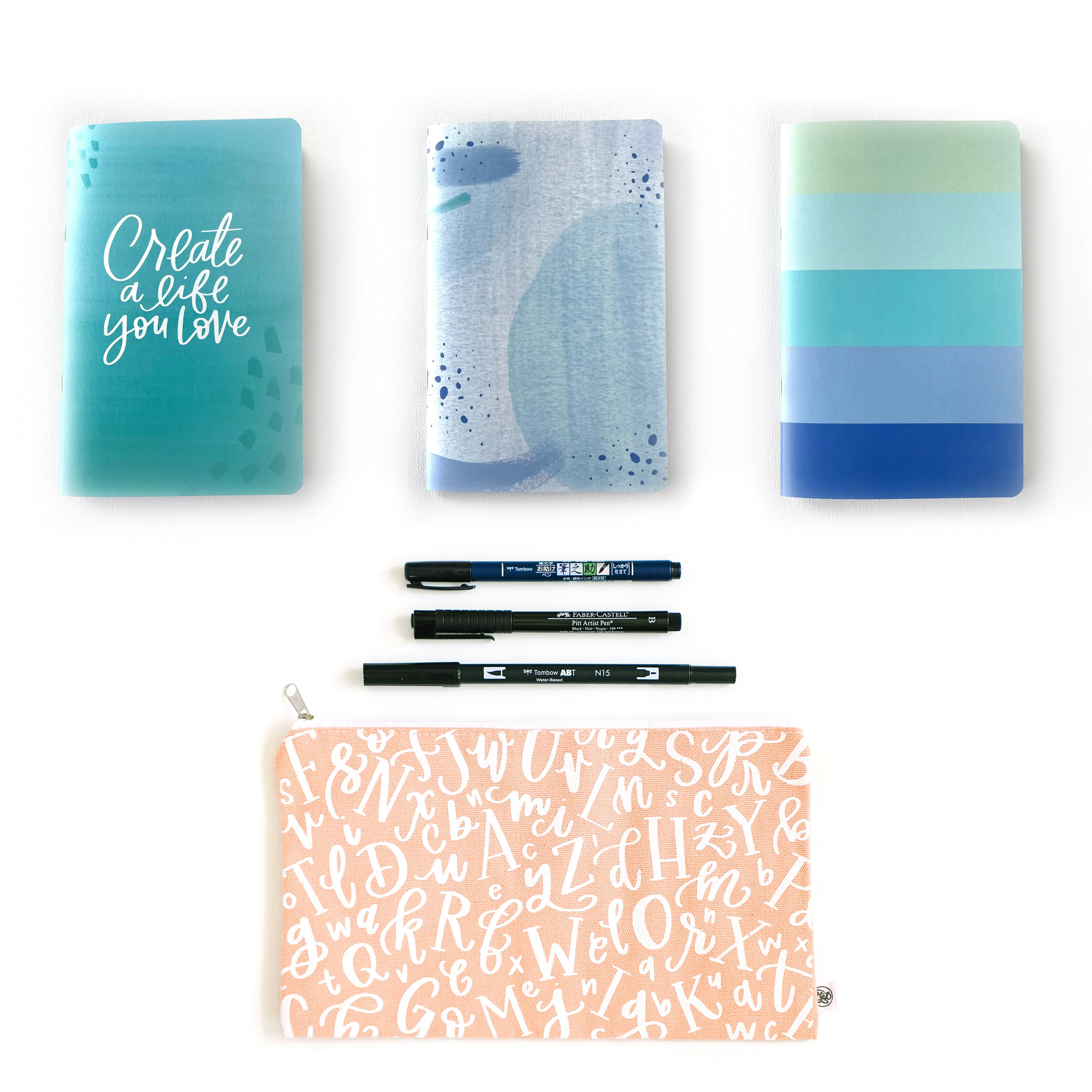 Perfect Travel Bundle - "Create" Notebooks