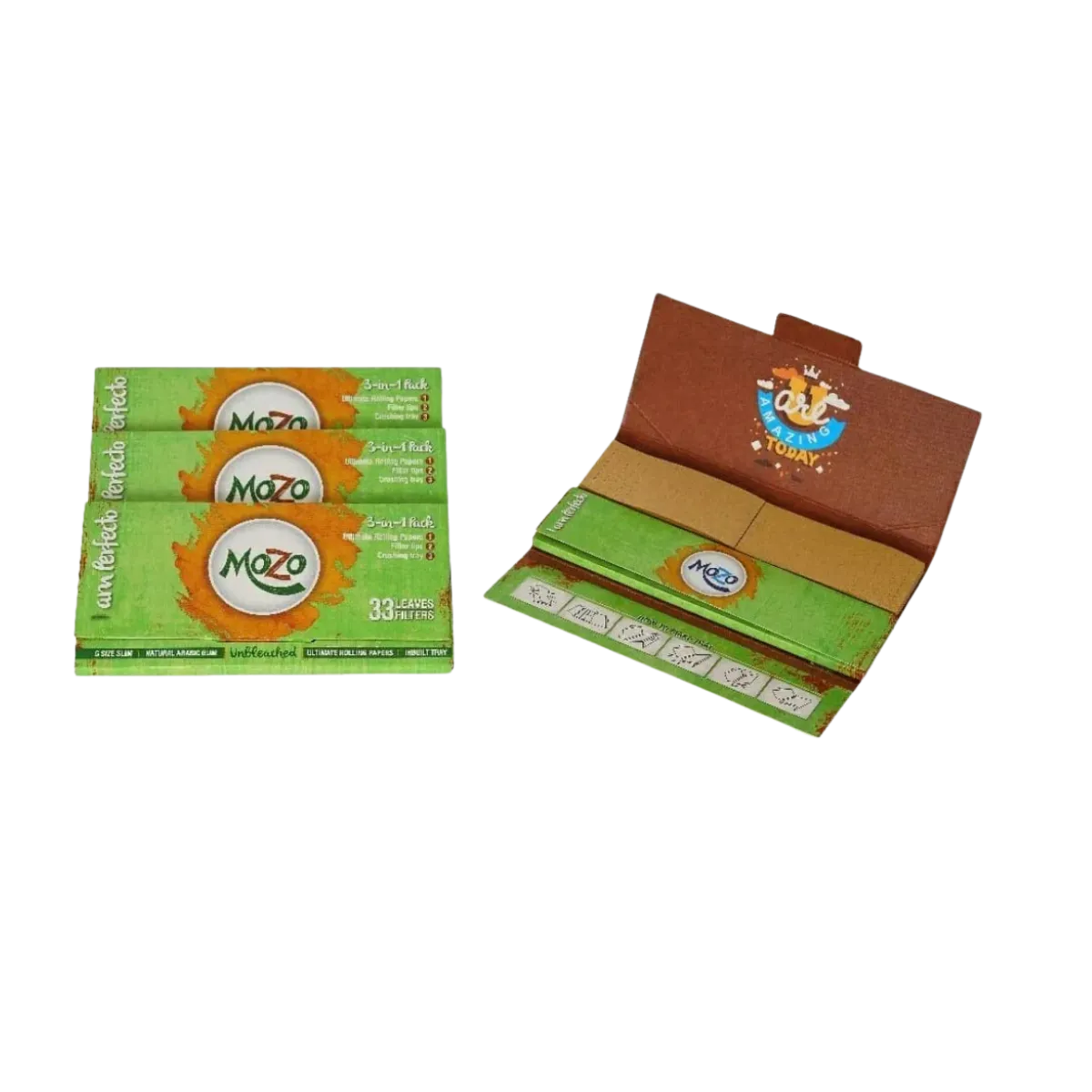 Perfecto 3 in 1 King Size Slim Rolling Papers