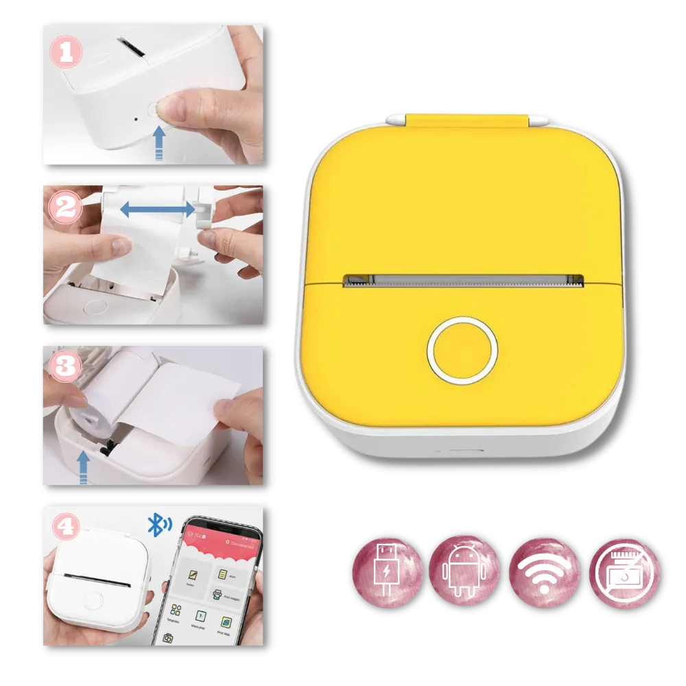 Phomemo Inkless Sticker Printer