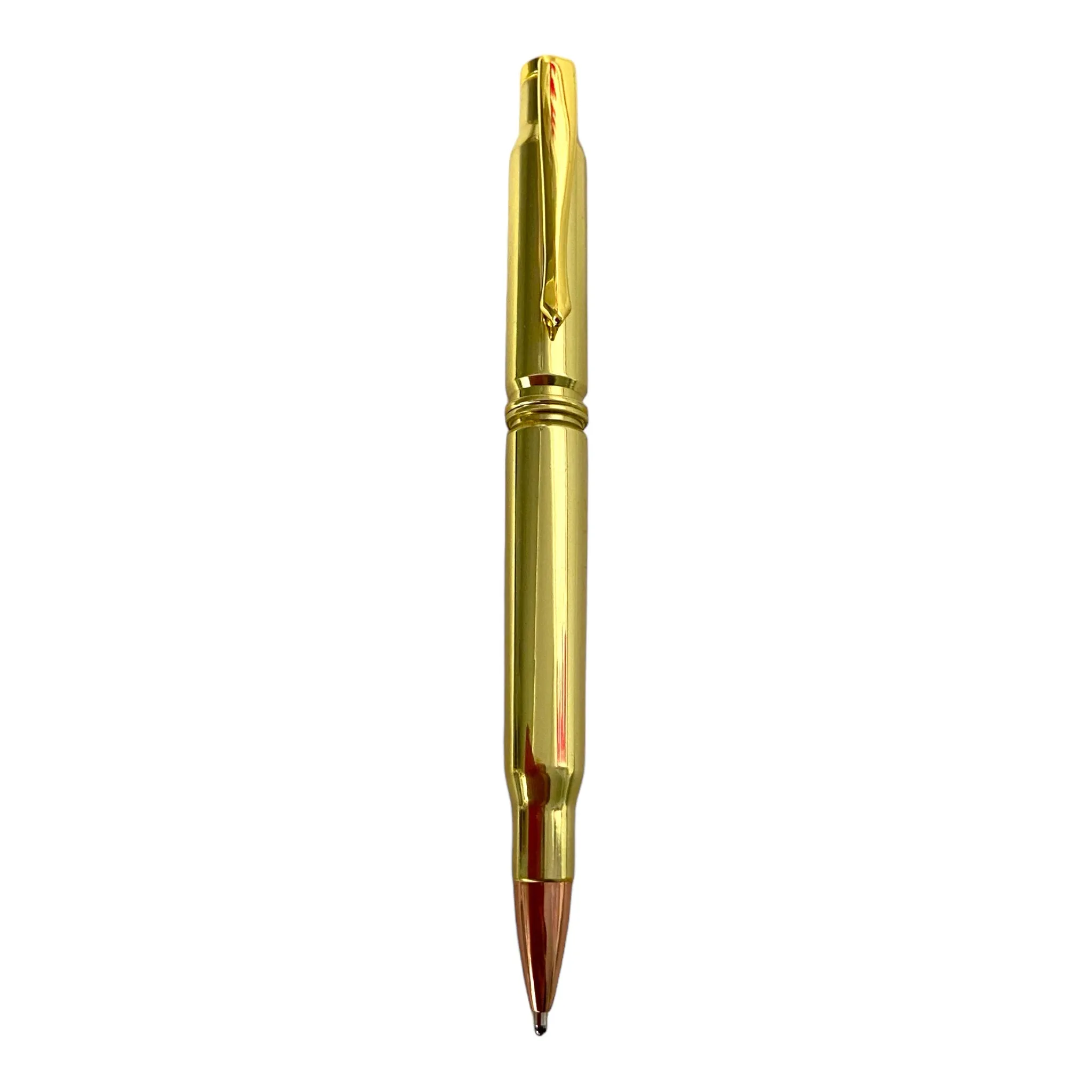 Polished Brass Hand Made Gun Cartridge Pen