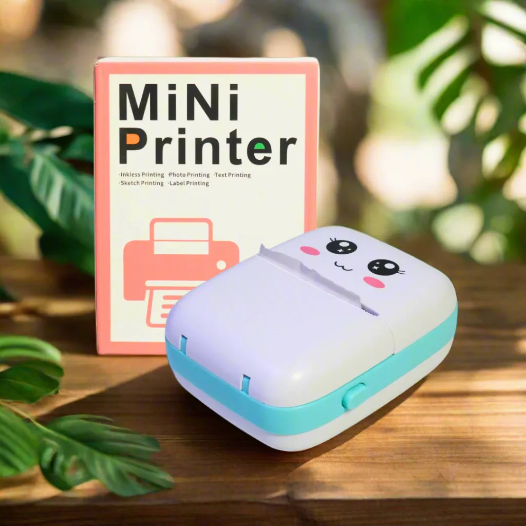 Portable Mini Printer for Kids (Random colours will be sent)