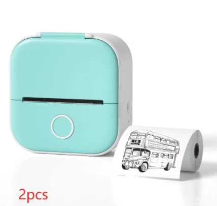 Portable Mini Thermal Label Printer, Home Photo Printer Student Wrong Question Printer Bluetooth Mini Label Printer Price Tag