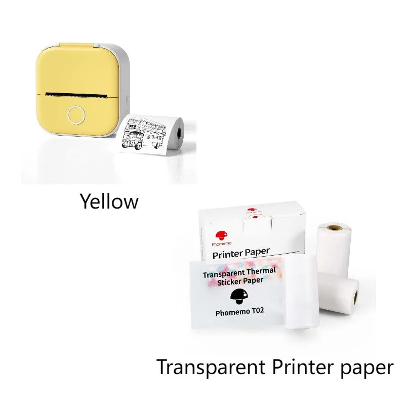 Portable Mini Thermal Label Printer, Home Photo Printer Student Wrong Question Printer Bluetooth Mini Label Printer Price Tag