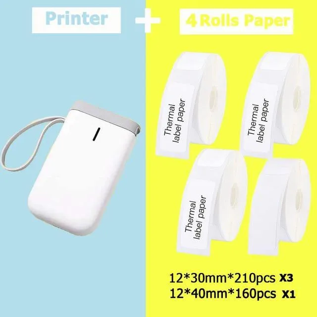 Portable Mini Wireless Label Pocket Printer