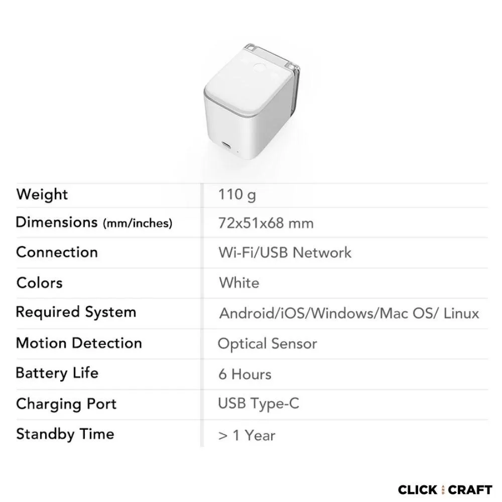 Portable Mobile Printer - PrinCube MBrush including Colour Cartridges