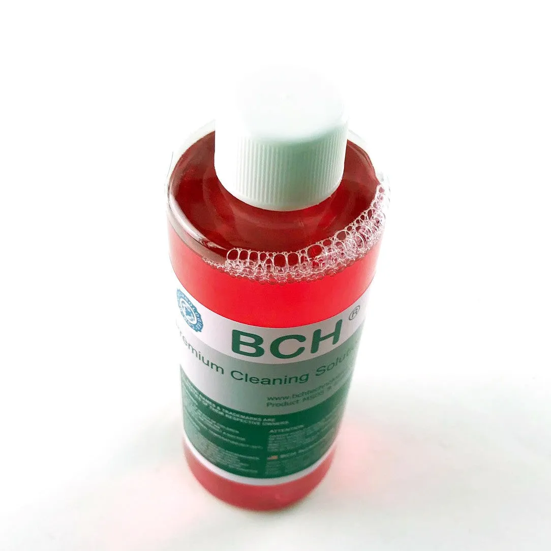 Premium BCH MaxStrength™ RED Professional Cleaning Solution for Water-Based Inks: Dye, Pigment, Sublimation - NOT FOR SOLVENT INK