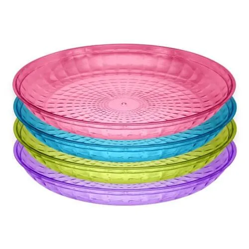 Premium Heavy Weight Plastic Pixel Servingware<br/>Size Options: 12inch Tray