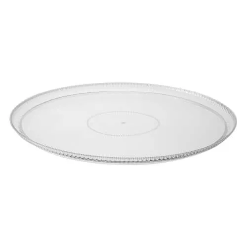 Premium Heavy Weight Plastic Ridged Servingware<br/>Size Options: 12inch Tray and 16inch Tray