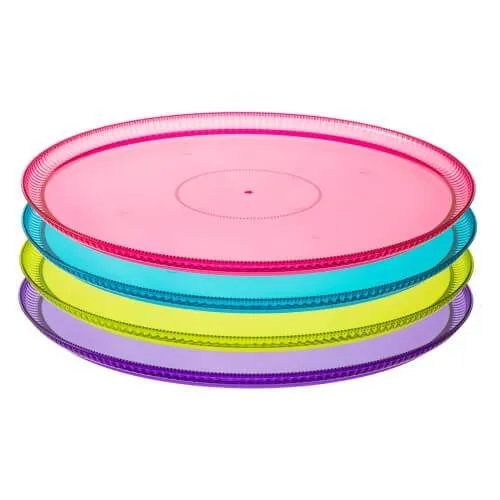 Premium Heavy Weight Plastic Ridged Servingware<br/>Size Options: 12inch Tray and 16inch Tray