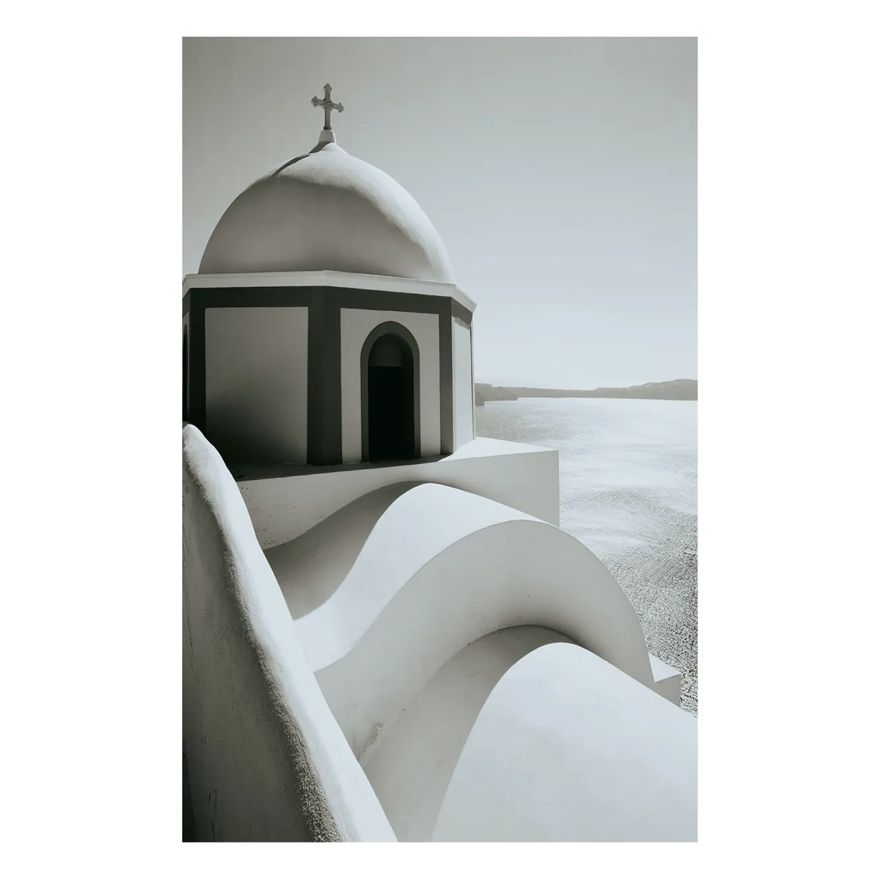 "Black and White II" | Greece Photography Print