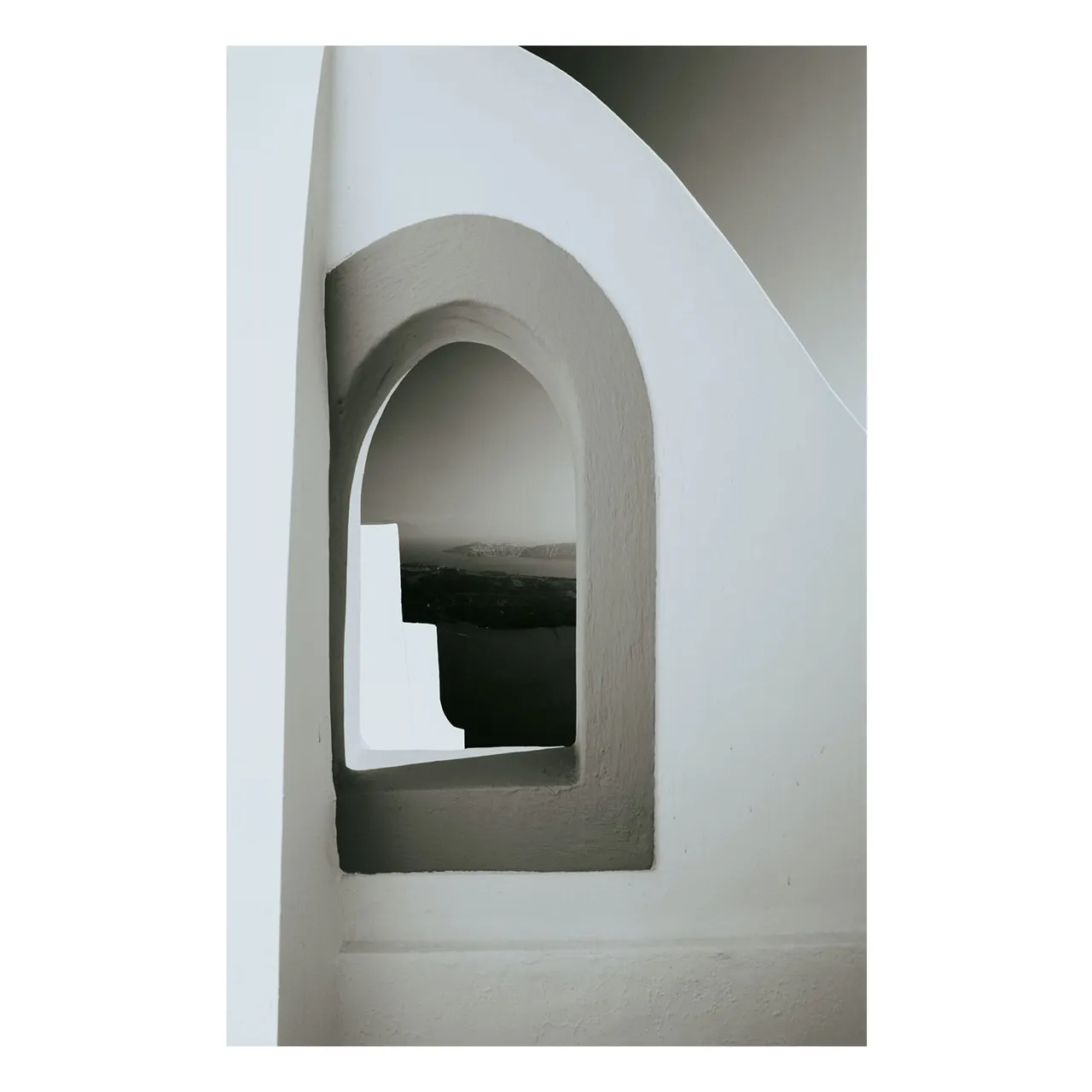 "Black and White I" | Greece Photography Print