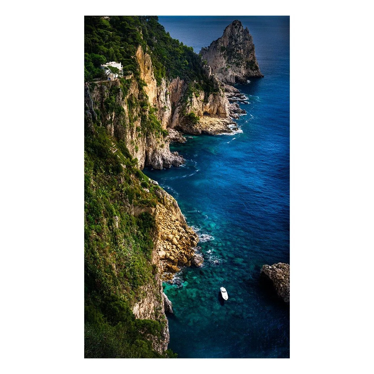 "Cliffs of Capri" | Italy Photography Print