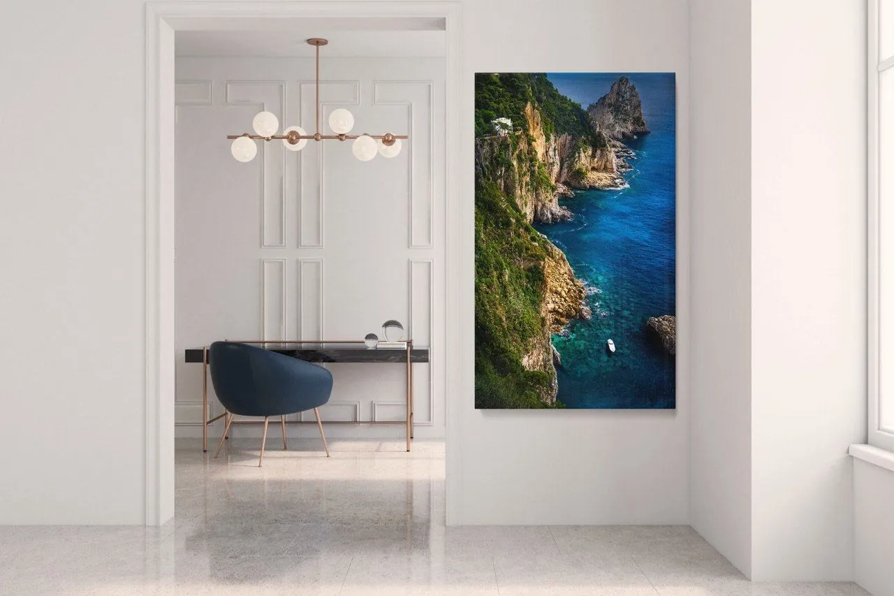 "Cliffs of Capri" | Italy Photography Print