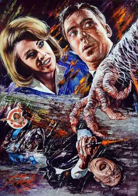 Rick Melton - Nightmare at 20,000 Feet - Classic Horror - Art Print