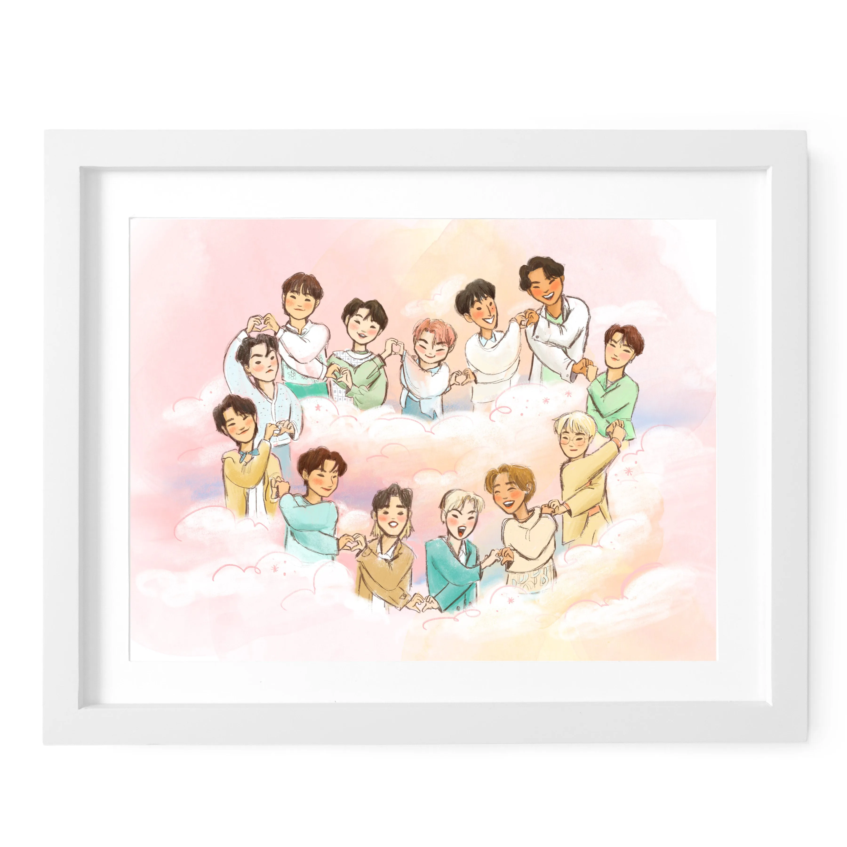 Seventeen Heaven's Cloud Art Print