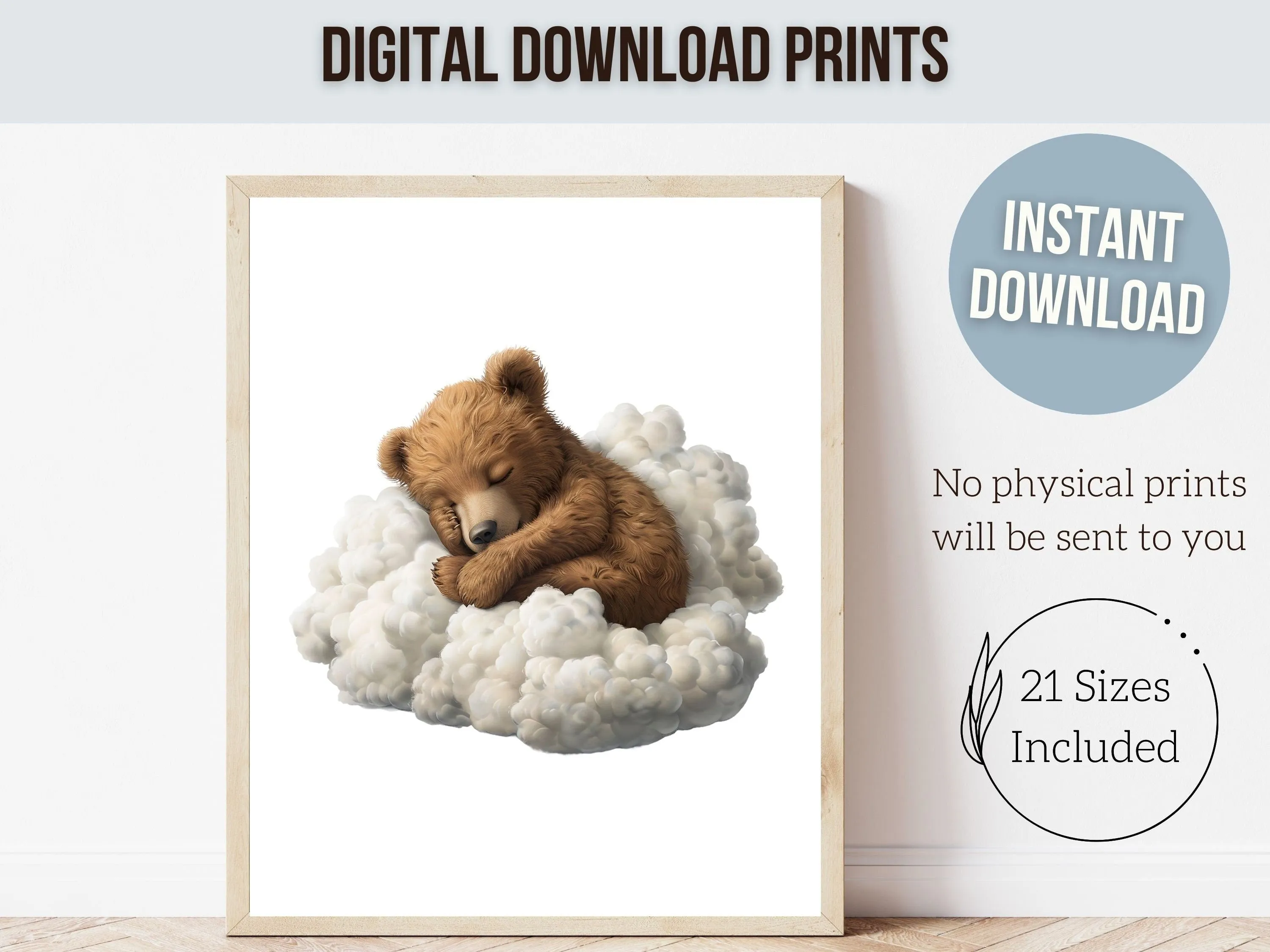 Sleeping Bear Nursery Prints