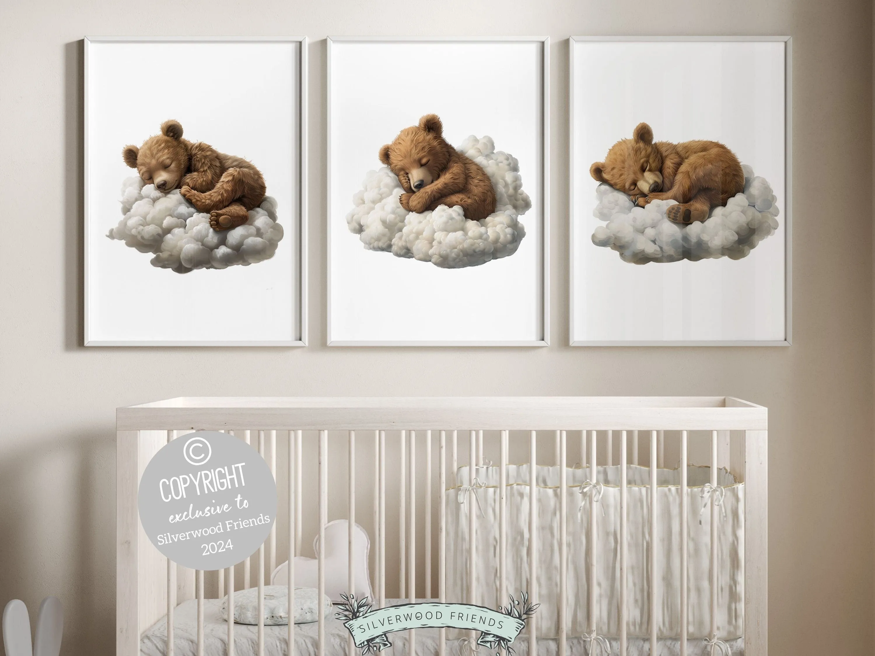 Sleeping Bear Nursery Prints