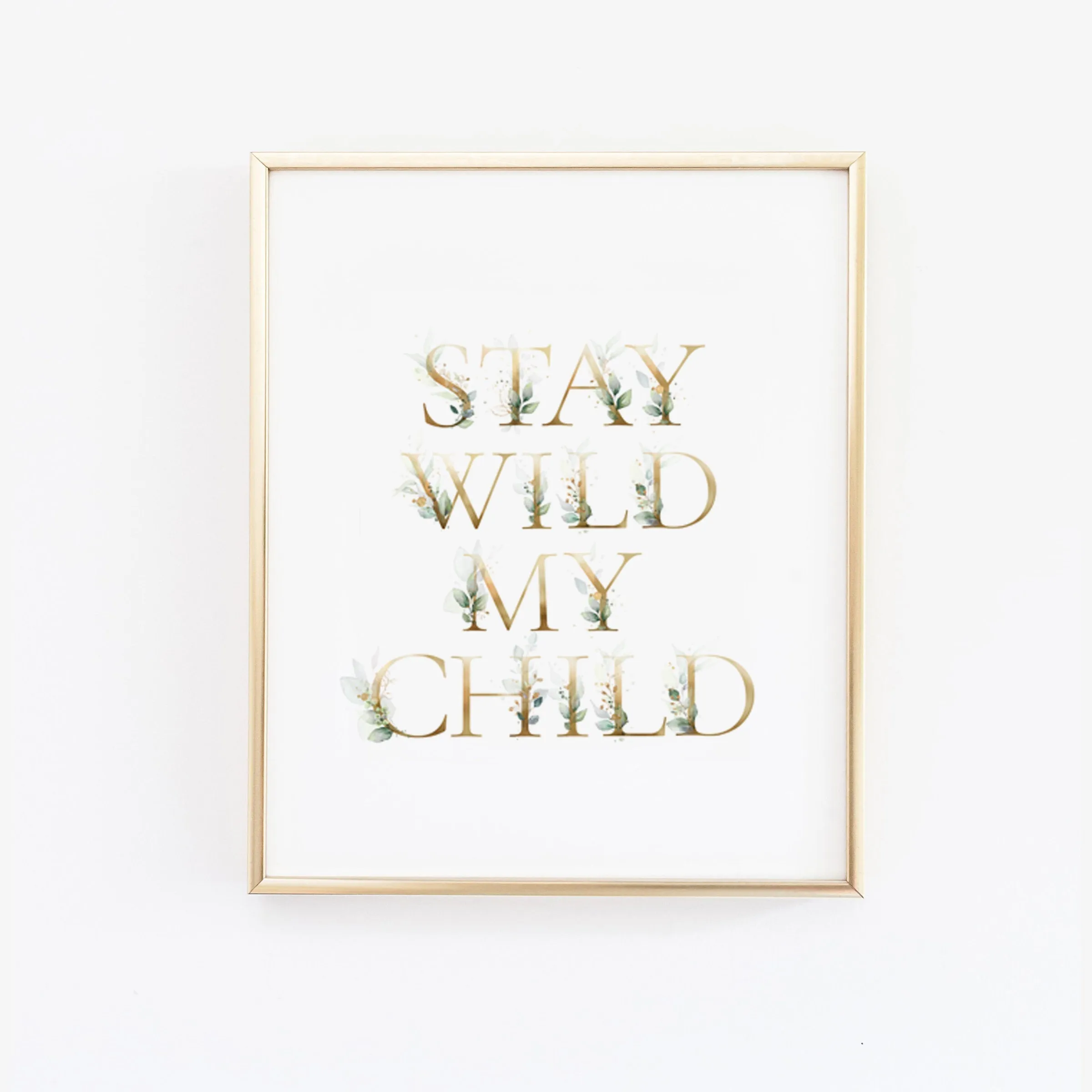 Stay Wild My Child Wall Art - Set of Three Prints