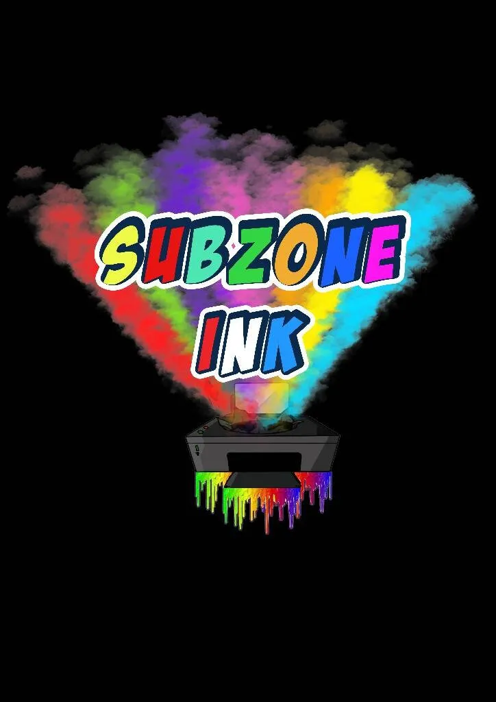 SubZone Ink 4-100ml Bottles CMYK Dye Sublimation Ink