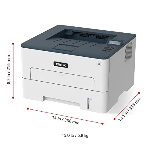 Xerox B230/DNI Monochrome Printer, Black and White Laser, Wireless