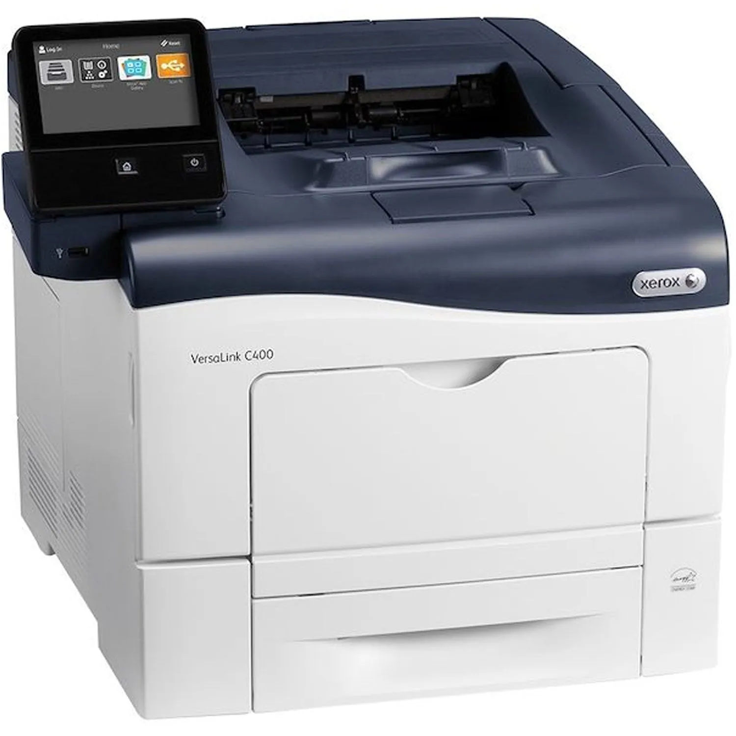 Xerox VersaLink C400/DNM Plain Paper Print Up to 36 ppm (Letter)Up to 35 ppm (A4) Up to 600 x 600 x 8 dpi Color Print Quality Color Ethernet (RJ-45) / USB / Wi-Fi Laser Printer