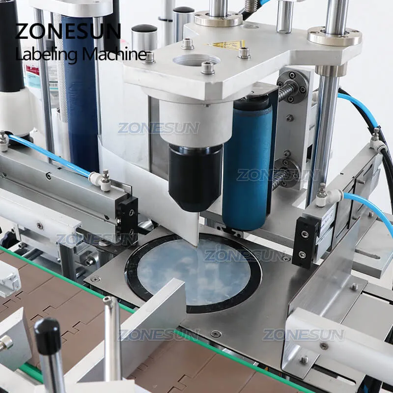 ZS-TB550 Automatic Glass Jar Square Hexagon Round Bottle Self-adhesive Sticker Labeling Machine